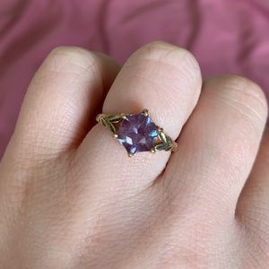 Gorgeous Color Change Alexandrite Ring